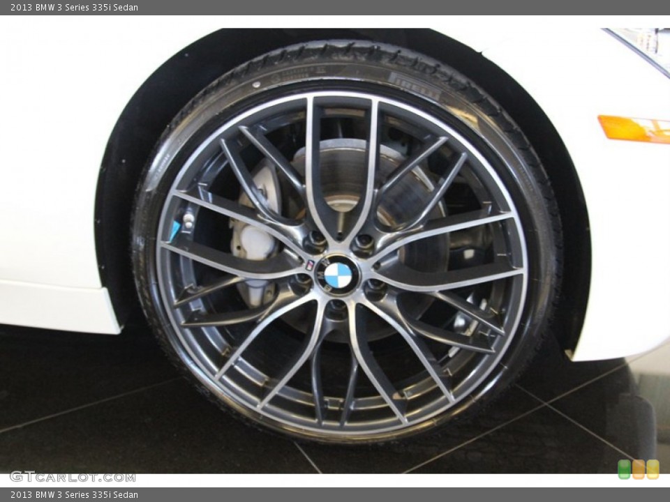 2013 BMW 3 Series 335i Sedan Wheel and Tire Photo #79017736