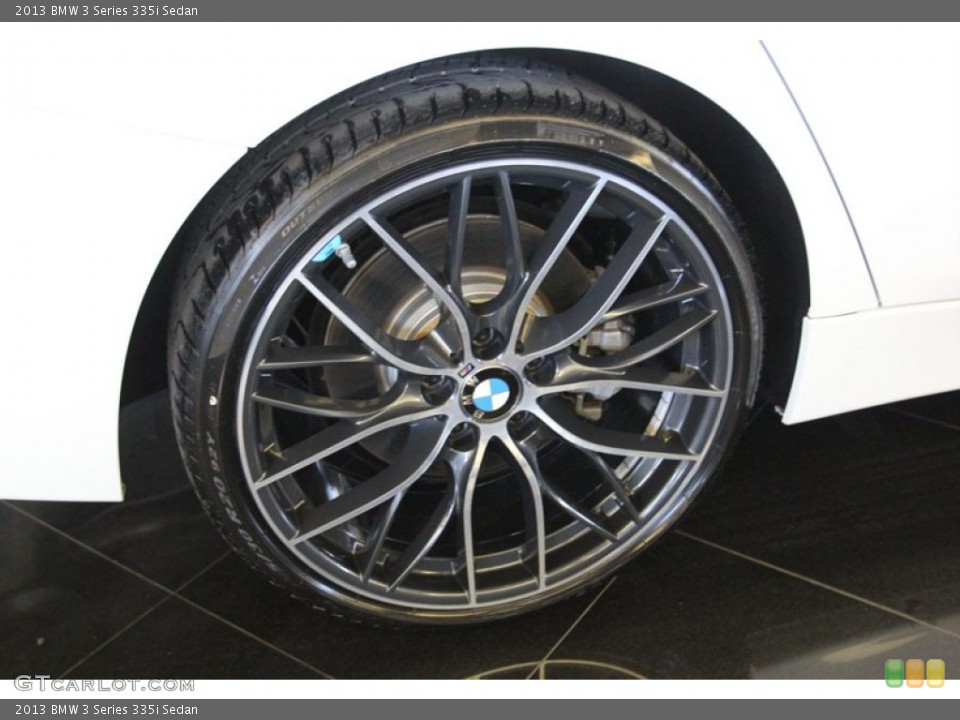 2013 BMW 3 Series 335i Sedan Wheel and Tire Photo #79017775