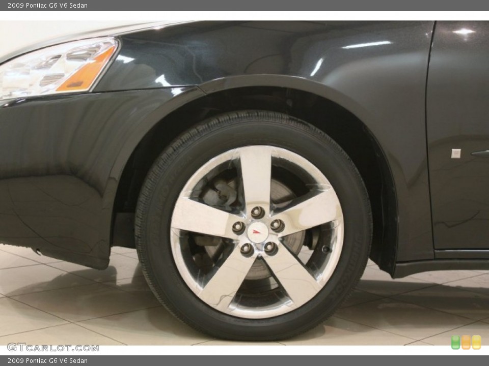 2009 Pontiac G6 V6 Sedan Wheel and Tire Photo #79020171