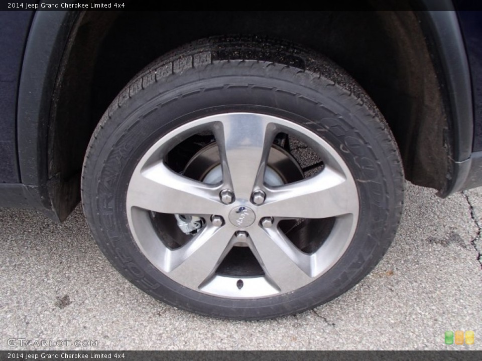 2014 Jeep Grand Cherokee Limited 4x4 Wheel and Tire Photo #79026797
