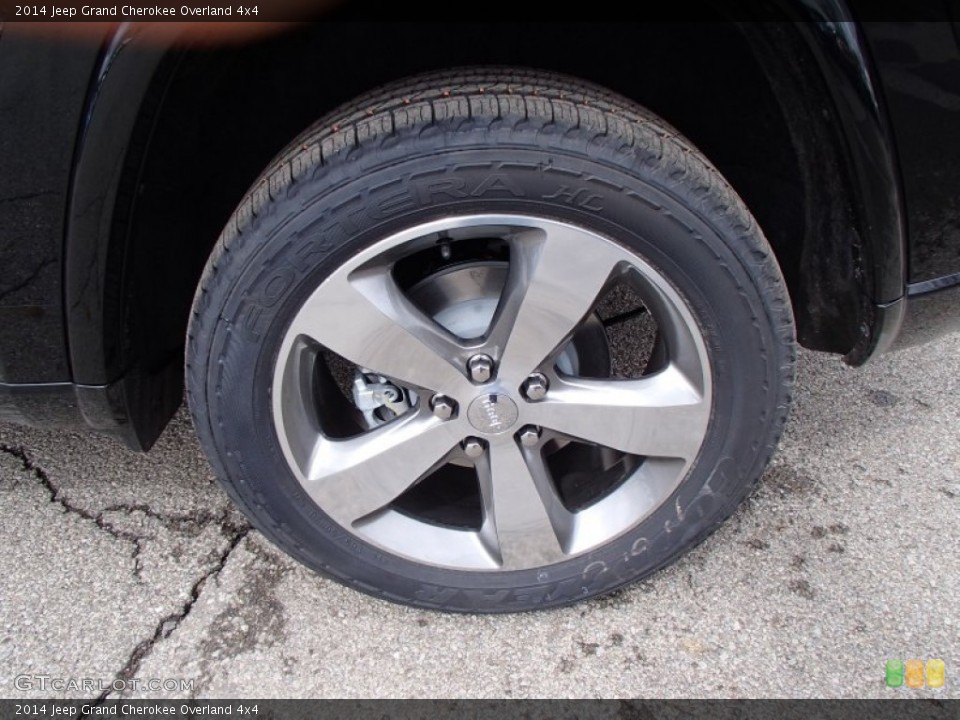 2014 Jeep Grand Cherokee Overland 4x4 Wheel and Tire Photo #79027681