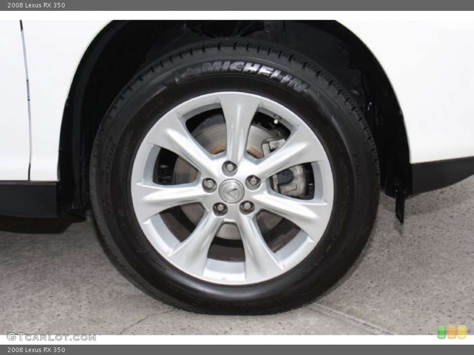 2008 Lexus RX 350 Wheel and Tire Photo #79030555