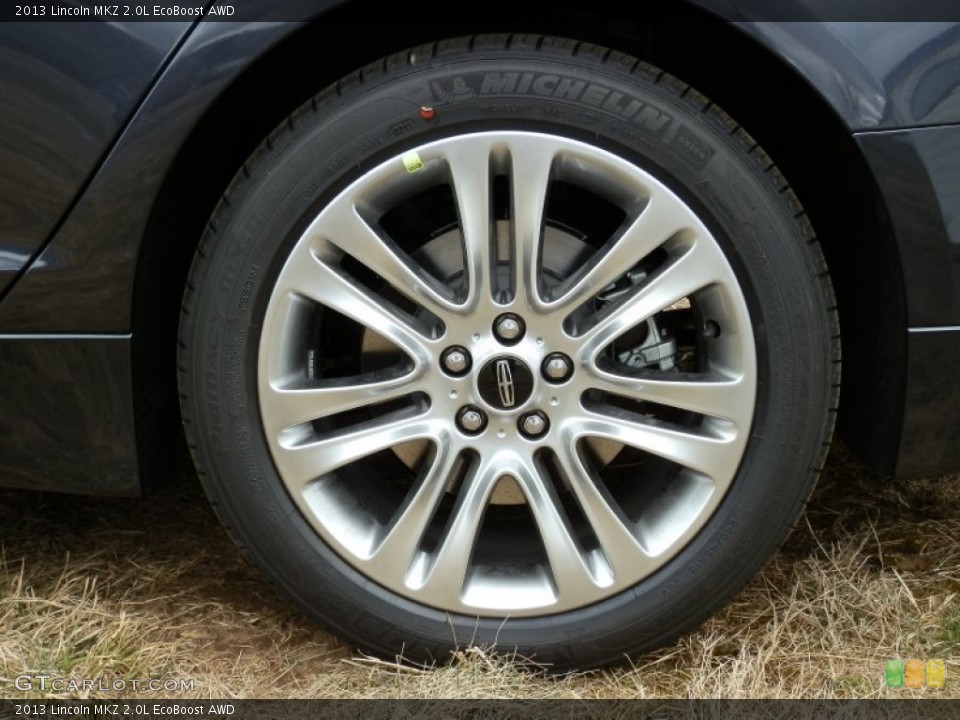 2013 Lincoln MKZ 2.0L EcoBoost AWD Wheel and Tire Photo #79040401
