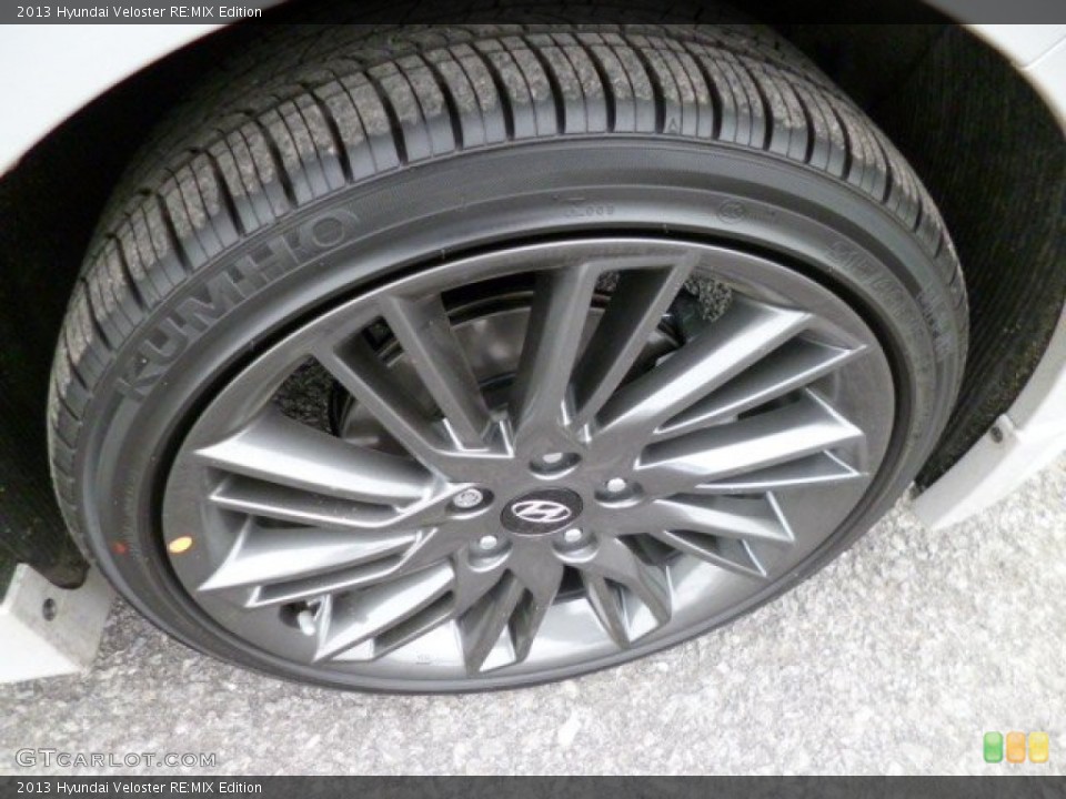 2013 Hyundai Veloster RE:MIX Edition Wheel and Tire Photo #79043398