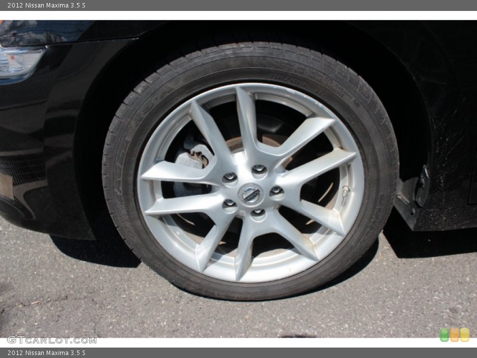 2012 Nissan Maxima 3.5 S Wheel and Tire Photo #79048101