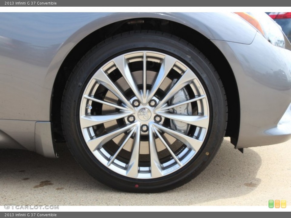 2013 Infiniti G 37 Convertible Wheel and Tire Photo #79052878