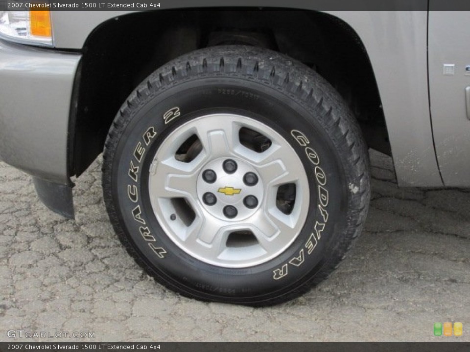 2007 Chevrolet Silverado 1500 LT Extended Cab 4x4 Wheel and Tire Photo #79070422