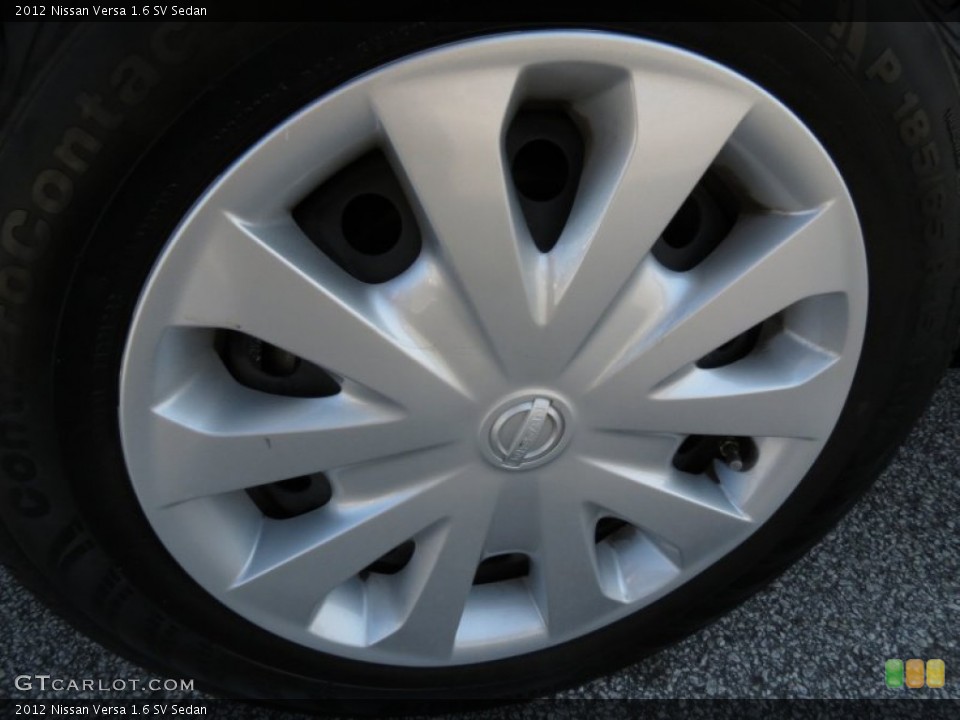 2012 Nissan Versa 1.6 SV Sedan Wheel and Tire Photo #79077649