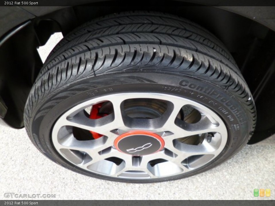 2012 Fiat 500 Sport Wheel and Tire Photo #79082787