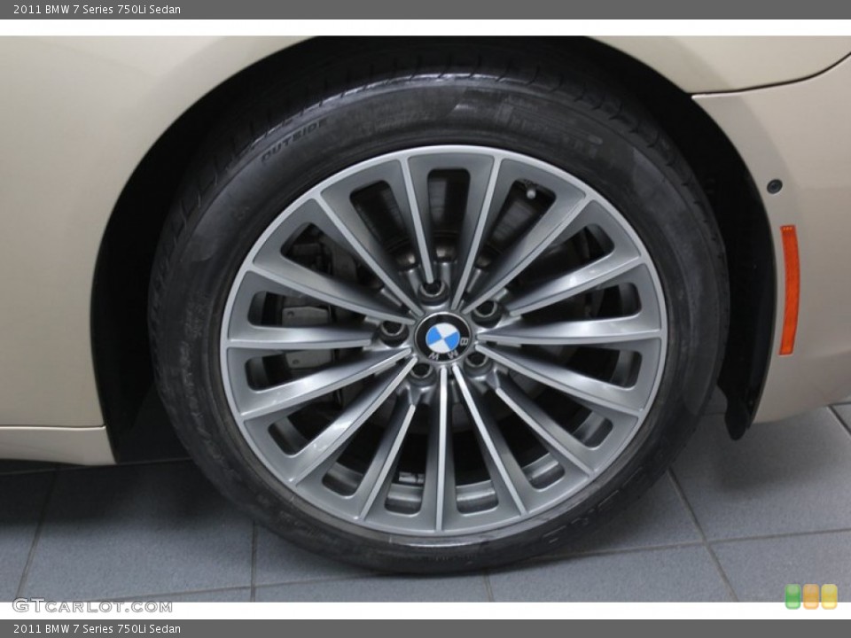 2011 BMW 7 Series 750Li Sedan Wheel and Tire Photo #79083742