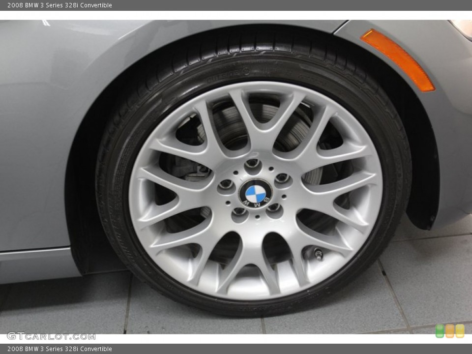 2008 BMW 3 Series 328i Convertible Wheel and Tire Photo #79095676