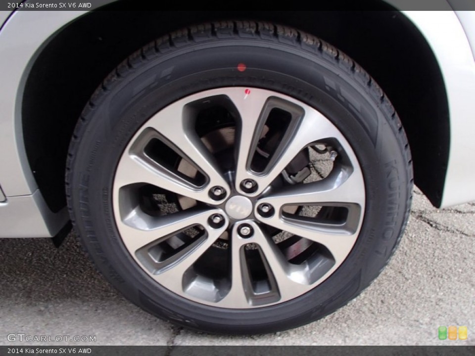 2014 Kia Sorento SX V6 AWD Wheel and Tire Photo #79097494
