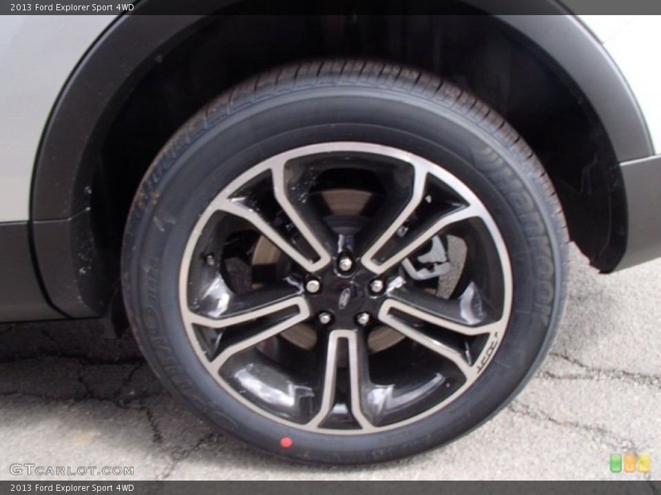 2013 Ford Explorer Sport 4WD Wheel and Tire Photo #79100080