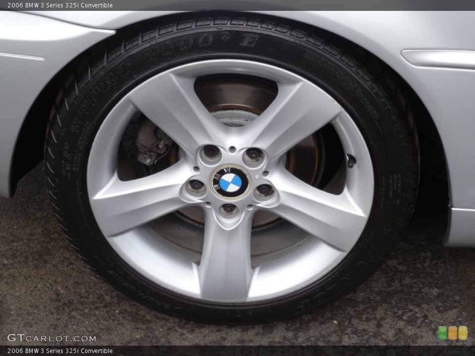 2006 BMW 3 Series 325i Convertible Wheel and Tire Photo #79103394
