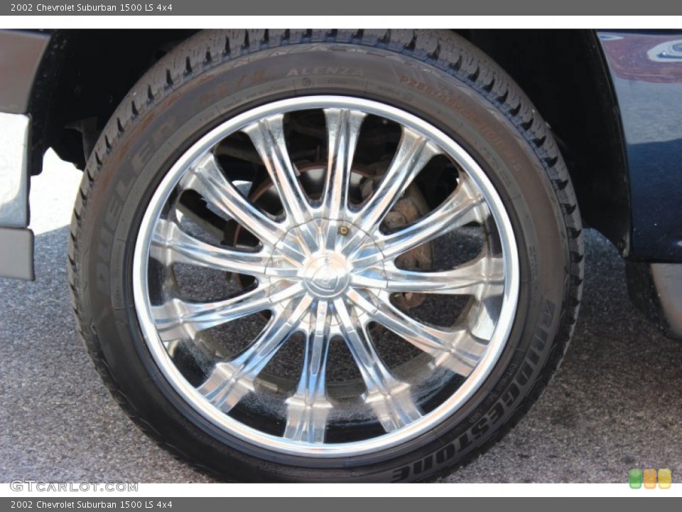 2002 Chevrolet Suburban Custom Wheel and Tire Photo #79104268