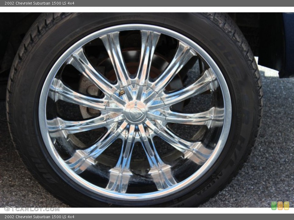 2002 Chevrolet Suburban Custom Wheel and Tire Photo #79104289