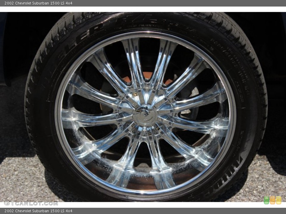 2002 Chevrolet Suburban Custom Wheel and Tire Photo #79104313