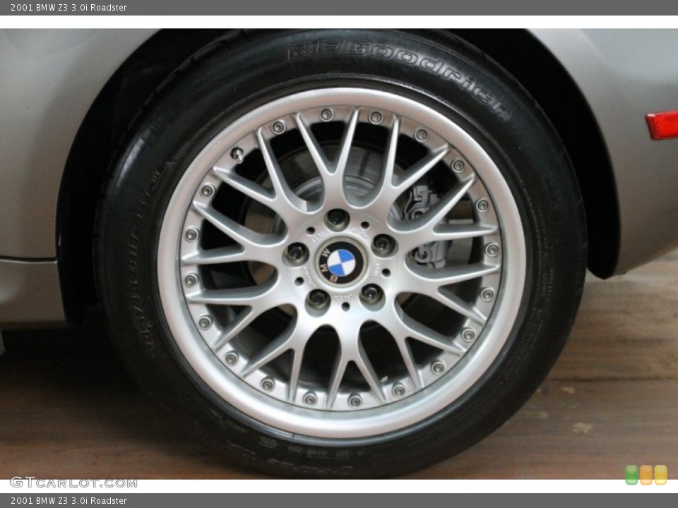 2001 BMW Z3 3.0i Roadster Wheel and Tire Photo #79106452