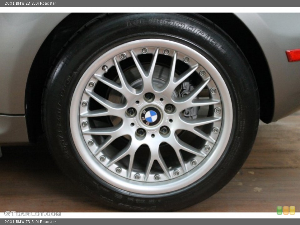2001 BMW Z3 3.0i Roadster Wheel and Tire Photo #79106452
