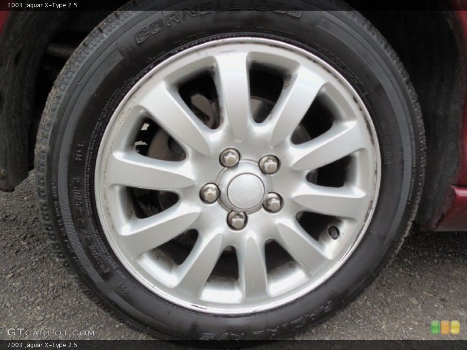 2003 Jaguar X-Type 2.5 Wheel and Tire Photo #79107025