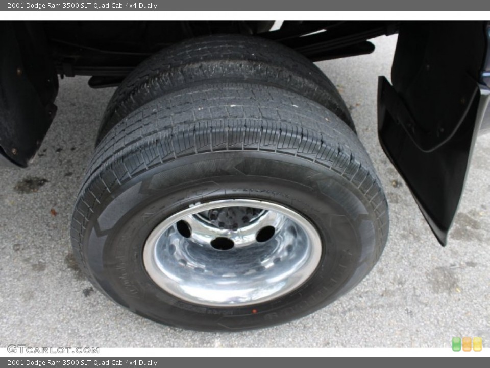 2001 Dodge Ram 3500 SLT Quad Cab 4x4 Dually Wheel and Tire Photo #79112656