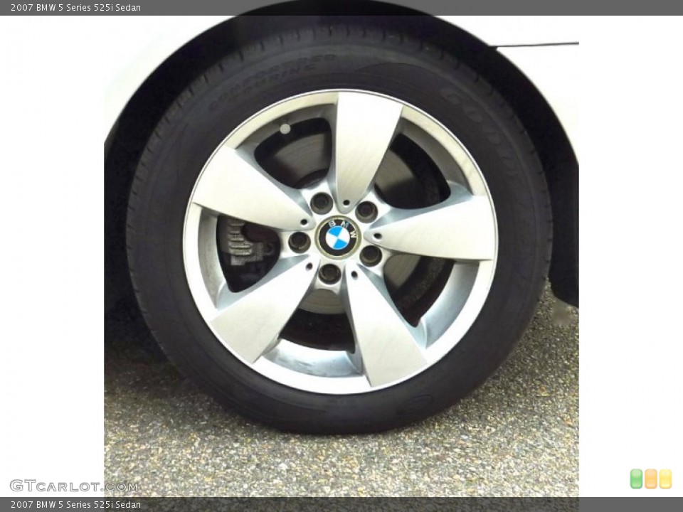 2007 BMW 5 Series 525i Sedan Wheel and Tire Photo #79116040