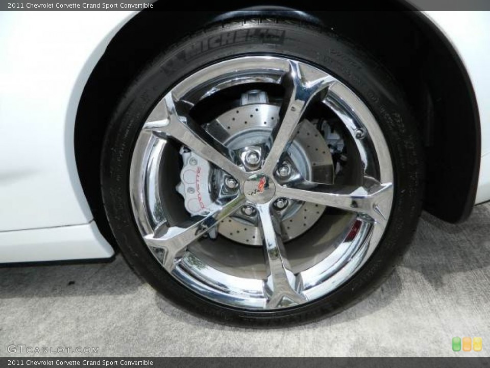 2011 Chevrolet Corvette Grand Sport Convertible Wheel and Tire Photo #79116475