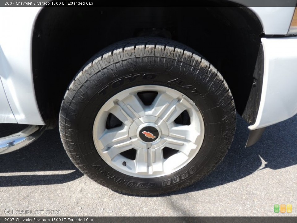 2007 Chevrolet Silverado 1500 LT Extended Cab Wheel and Tire Photo #79124414