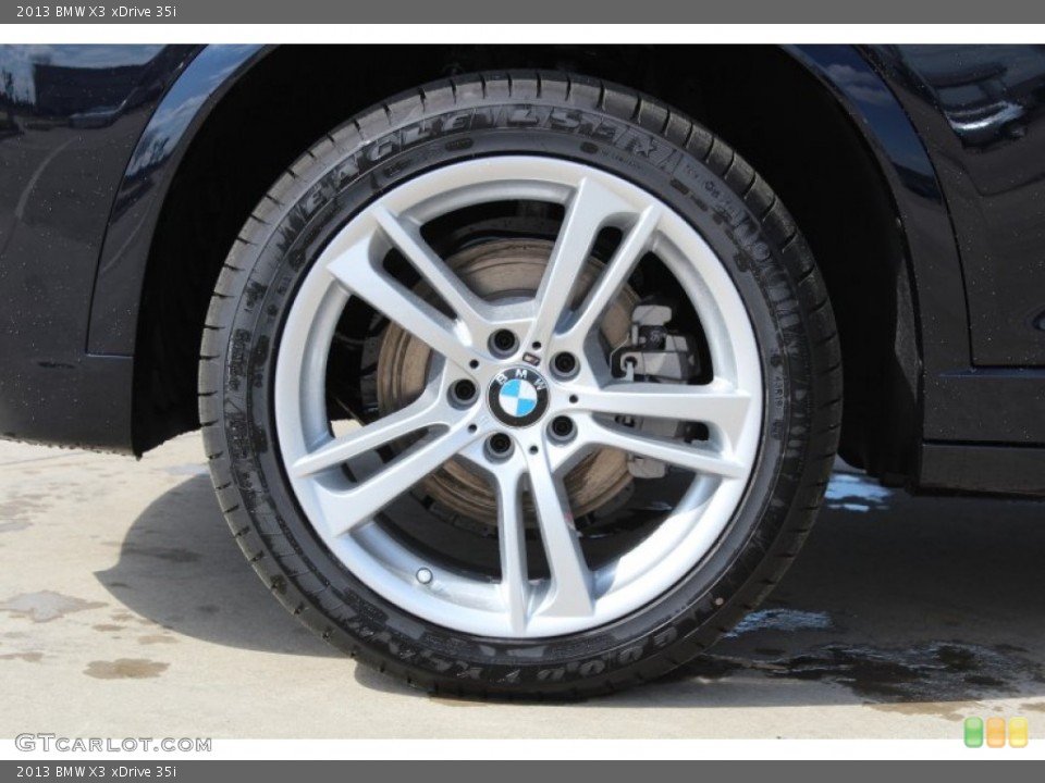 2013 BMW X3 xDrive 35i Wheel and Tire Photo #79124839
