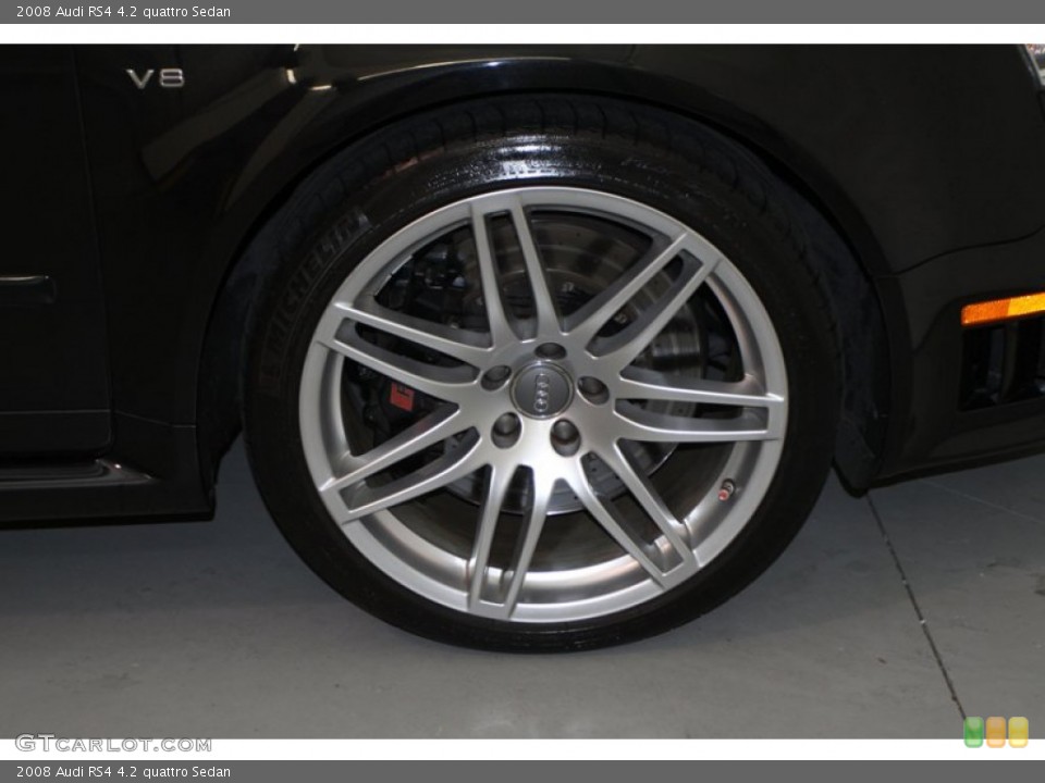 2008 Audi RS4 4.2 quattro Sedan Wheel and Tire Photo #79132295
