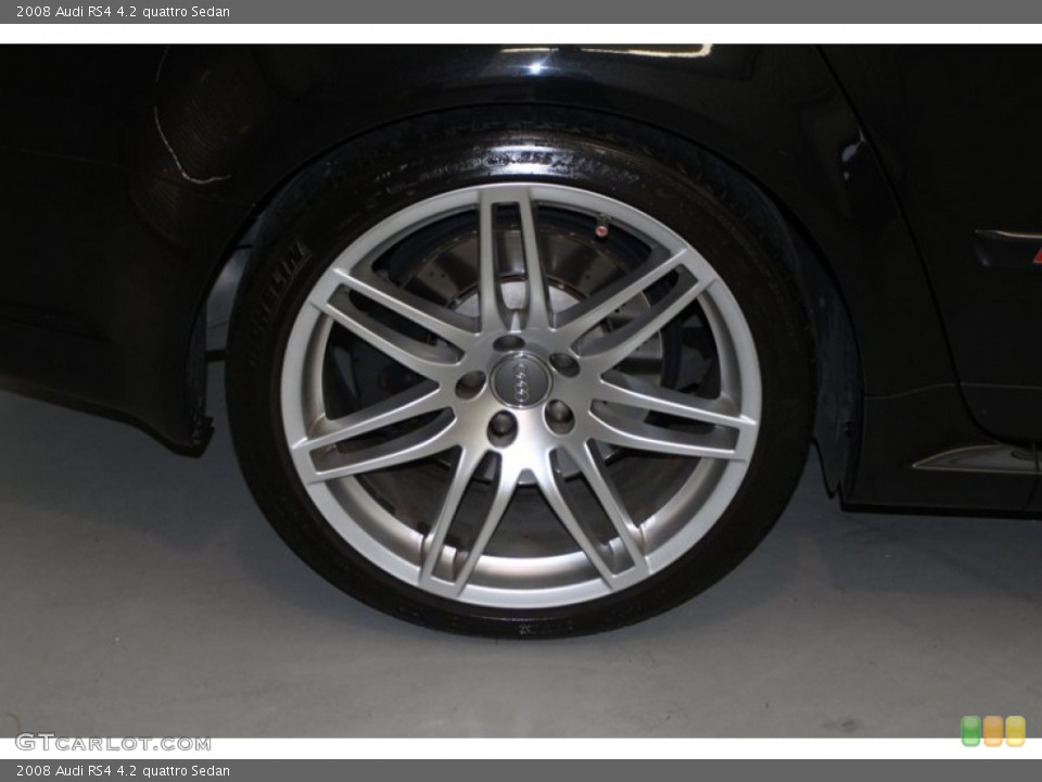 2008 Audi RS4 4.2 quattro Sedan Wheel and Tire Photo #79132311