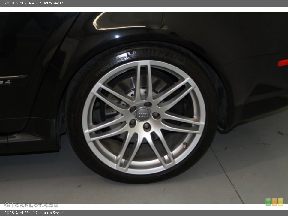 2008 Audi RS4 4.2 quattro Sedan Wheel and Tire Photo #79132338