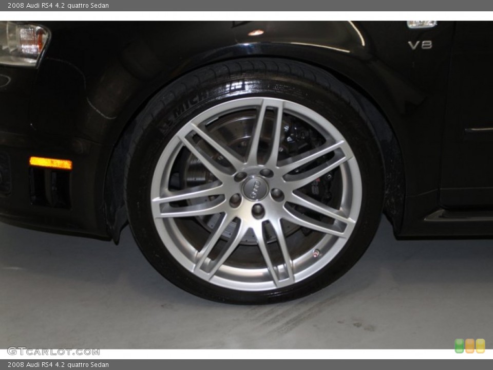 2008 Audi RS4 4.2 quattro Sedan Wheel and Tire Photo #79132353