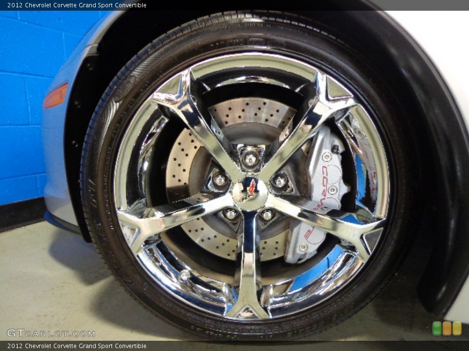 2012 Chevrolet Corvette Grand Sport Convertible Wheel and Tire Photo #79133517