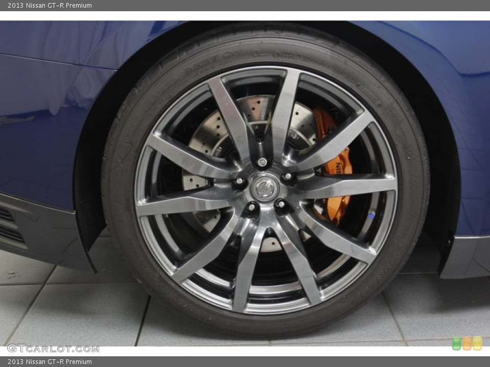 2013 Nissan GT-R Premium Wheel and Tire Photo #79140946