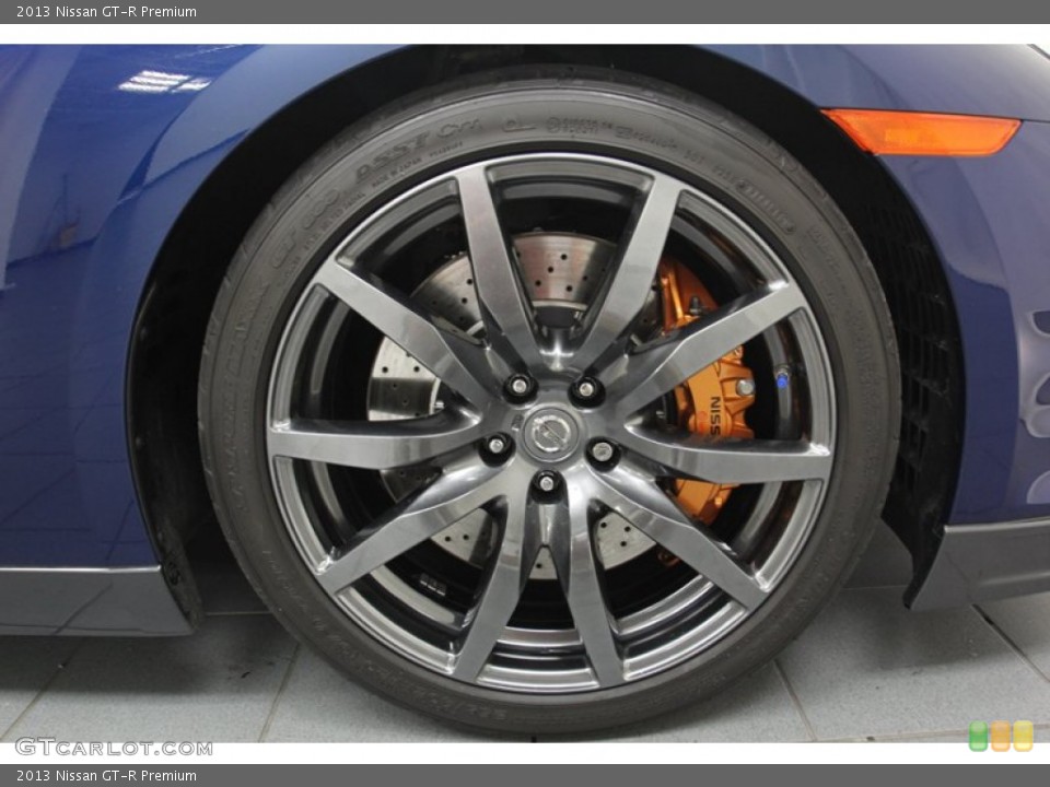 2013 Nissan GT-R Premium Wheel and Tire Photo #79140963