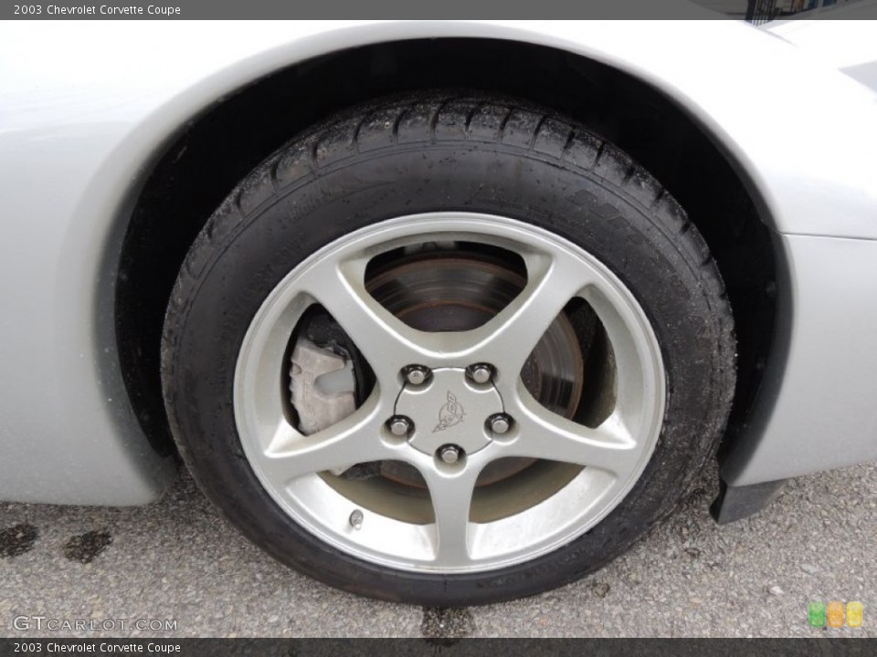 2003 Chevrolet Corvette Coupe Wheel and Tire Photo #79141923
