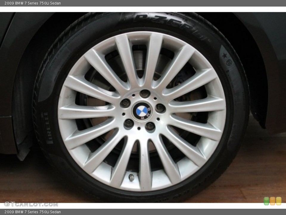 2009 BMW 7 Series 750Li Sedan Wheel and Tire Photo #79147893