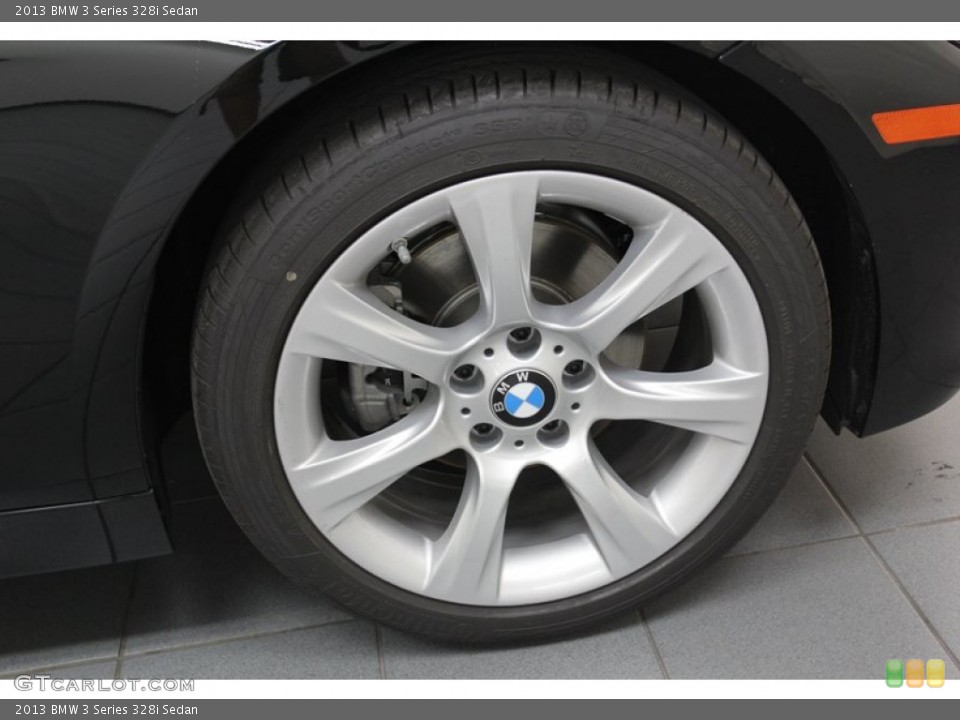 2013 BMW 3 Series 328i Sedan Wheel and Tire Photo #79148882