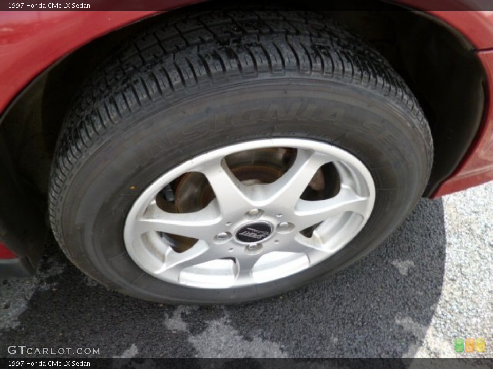 1997 Honda Civic Custom Wheel and Tire Photo #79156674