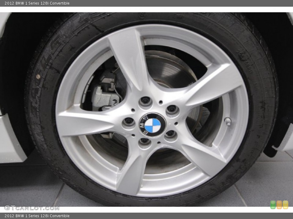 2012 BMW 1 Series 128i Convertible Wheel and Tire Photo #79156916