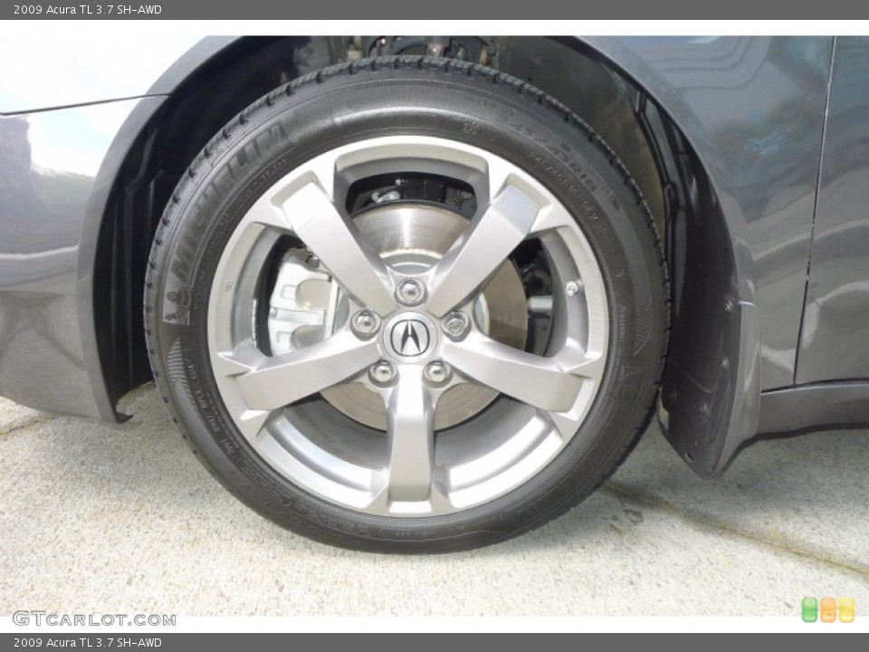 2009 Acura TL 3.7 SH-AWD Wheel and Tire Photo #79160360