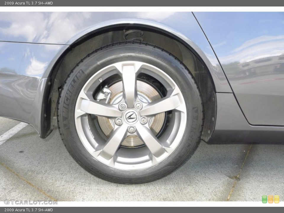 2009 Acura TL 3.7 SH-AWD Wheel and Tire Photo #79160402