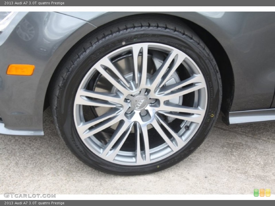 2013 Audi A7 3.0T quattro Prestige Wheel and Tire Photo #79166178