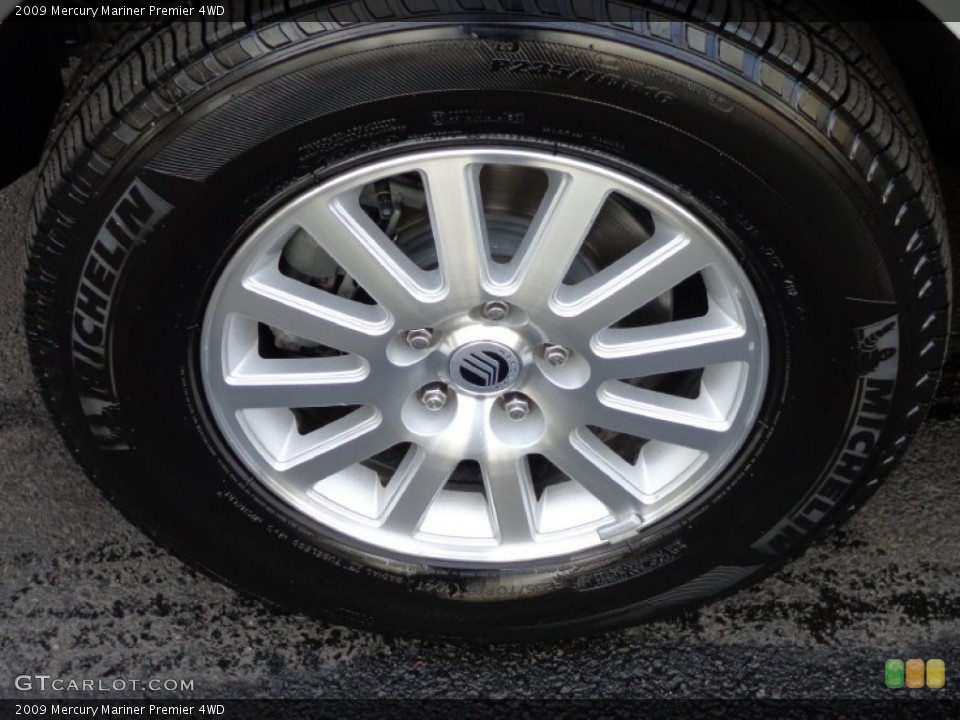 2009 Mercury Mariner Premier 4WD Wheel and Tire Photo #79166813