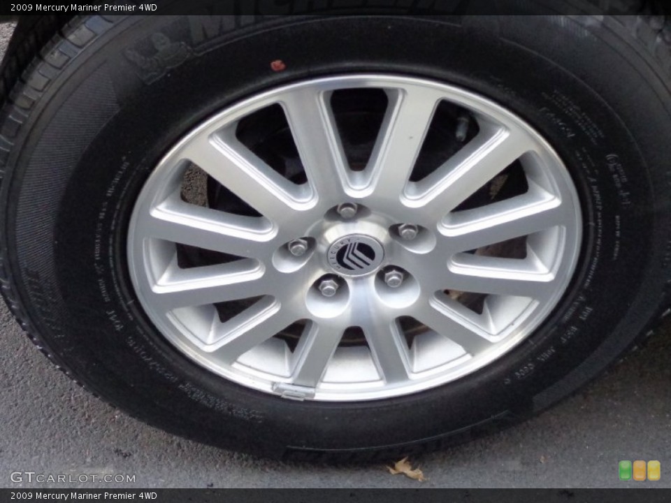 2009 Mercury Mariner Premier 4WD Wheel and Tire Photo #79166861