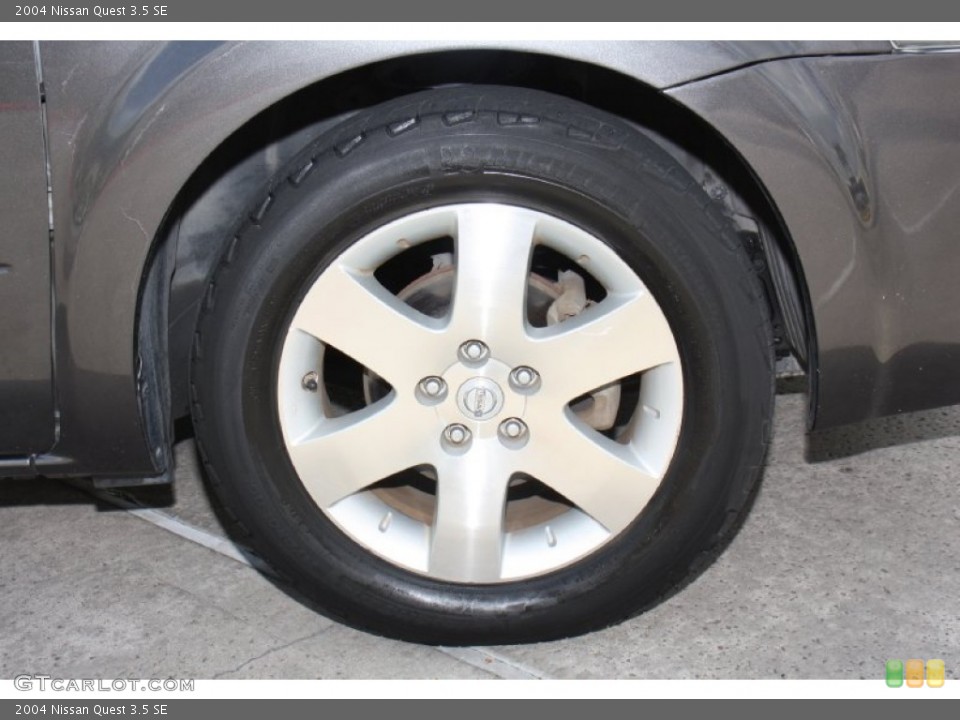 2004 Nissan Quest 3.5 SE Wheel and Tire Photo #79166942