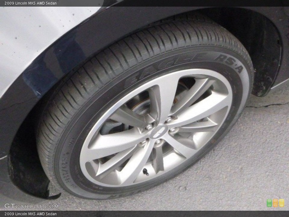 2009 Lincoln MKS AWD Sedan Wheel and Tire Photo #79172326