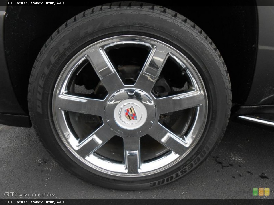 2010 Cadillac Escalade Luxury AWD Wheel and Tire Photo #79174973