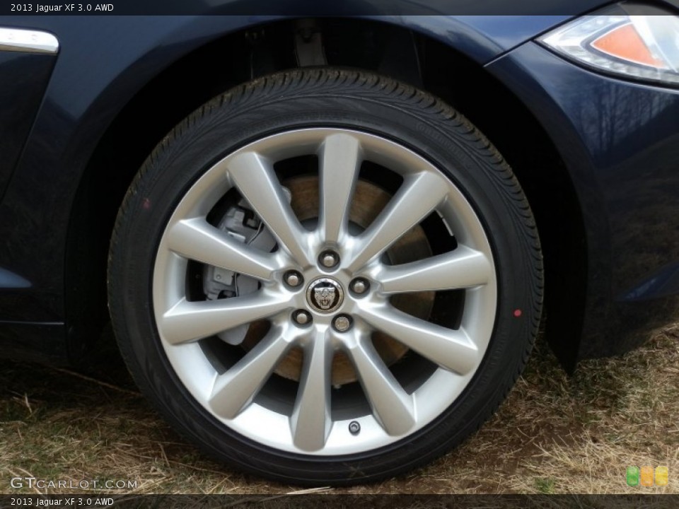 2013 Jaguar XF 3.0 AWD Wheel and Tire Photo #79175669